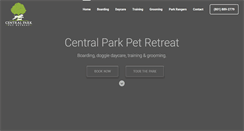 Desktop Screenshot of centralparkpetretreat.com