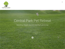 Tablet Screenshot of centralparkpetretreat.com